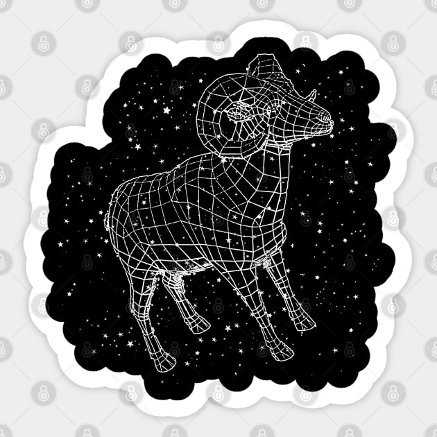 Aries Ram Astrological Sign Horoscope Sticker by Mila46